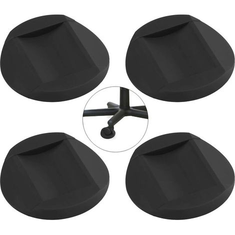 Patins Antidérapants en Caoutchouc, 4pcs Anti Dérapant Meubles Coasters Dessou De Chaise, Patins Antidérapants Convient à Tous Les Types de Sols Convient aux roulettes de Meubles Canapés et Lits Lefou (1/5)