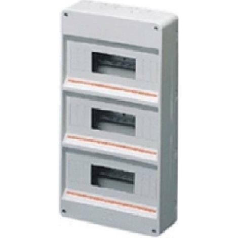 Gewiss GW-40032 Wandschalttafel 36M IP40 für Klemmenblockgehäuse (1/2)