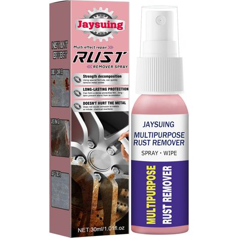 Spray antirouille et lustrant Jaysuing pour la maison et la cuisine, le polissage de l'acier inoxydable et l'entretien automobile, 30 ml - Boîte (1/5)