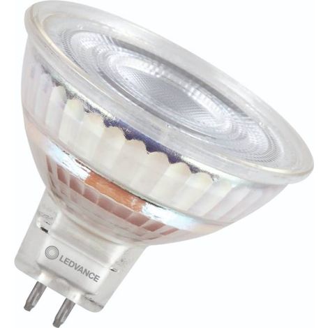 Ampoule Parathom DIM MR16 gradable GU 5.3 - 3000°K - angle 36° - 8 W - 621 lm - Blanc chaud - 830 - Non (1/3)