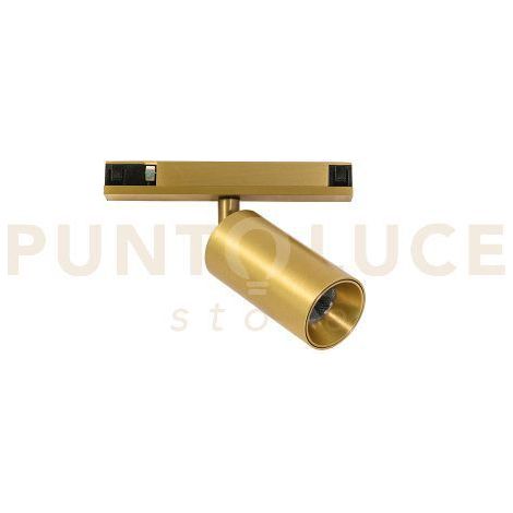 GFA1792 SPOT PER SISTEMA BINARIO 48V ORIENTABILE LED 3000K 420LM 6W CRI90 ORO OPACO