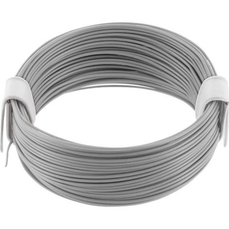 econ connect KL004GR10 Fil de câblage 1 x 0.04 mm² gris 10 m C892352
