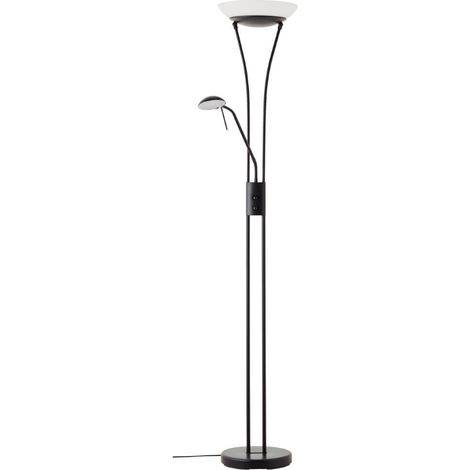 Brilliant Finn LED uplight bras de lecture noir, métal/verre, 1x LED intégrée (SMD), 26 W, (flux lumineux : 2500lm, couleur de la lumière : 3000K) (1/3)