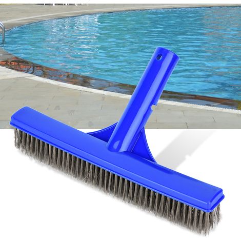1 Stück Schwimmbadwandbürste mit Stahldrahtborsten für die Reinigung von Whirlpools und Teichen (1/5)