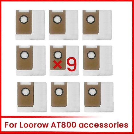 9 Dust Bags pour Loorow AT800 Sweeper Accessoires Built to Last and Work Well (1/5)