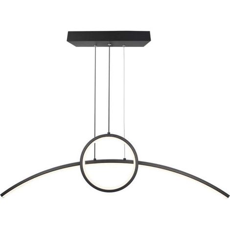 V-TAC Lampadario LED a Sospensione 36W dal Design Moderno Colore Nero Bianco Naturale (1/5)