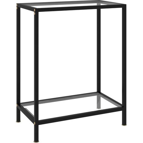 Table console Transparent 60x35x75 Verre trempé (1/5)