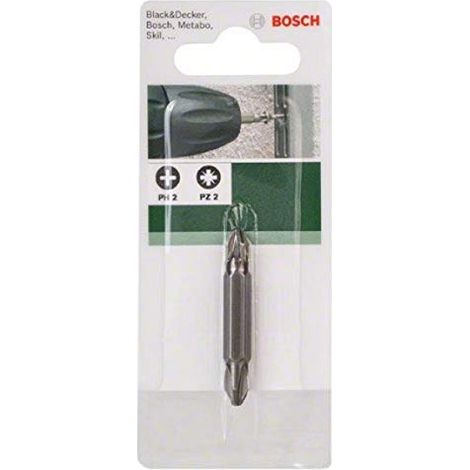 BOSCH - BIT AVVIAMENTO DOPPIO PH2-PZ2 45MM (1/3)
