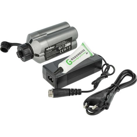 vhbw Cargador incl. batería (2500 mAh) compatible con Daiwa Tanacom 500, 750, Hyper 500FE, Bull 750, 1000 baterías Li-Ion