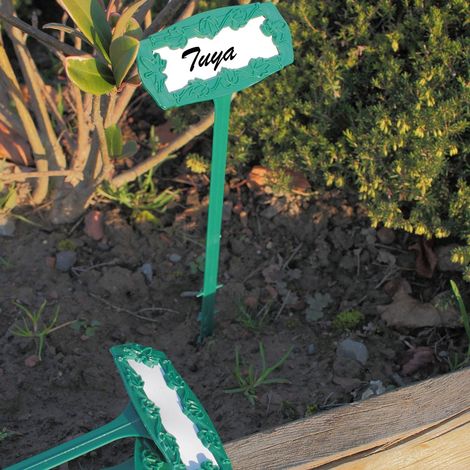 MARQUE-PLANTES lot de 5 + 6 ETIQUETTES (1/5)