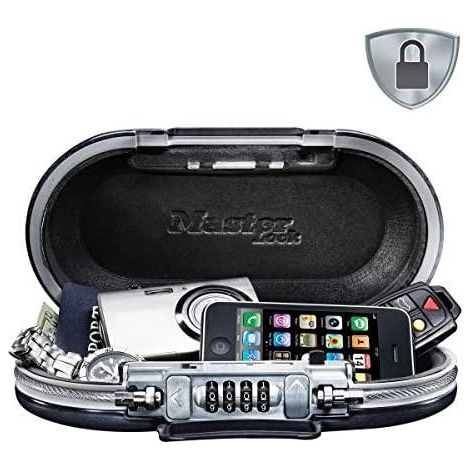 Master Lock 5900EURD Caja fuerte portátil negro y plata (1/3)