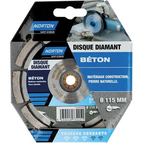Disco Diamante 115 Lavori Ordinari Edilizia - Norton