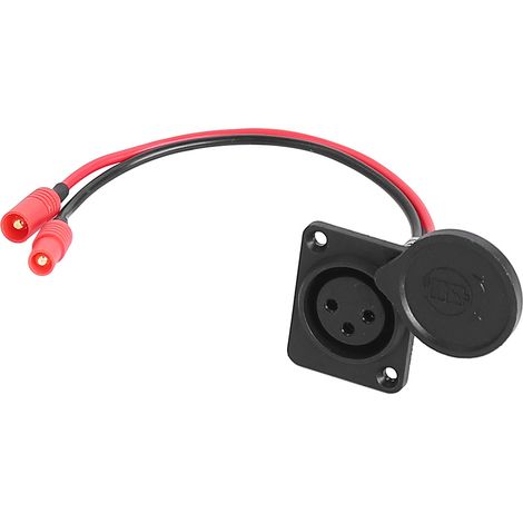 Compatible with the three-pin XLR power plug of the INOKIM OXO OX electric scooter. (1/5)