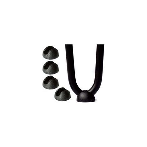 Lot de 10 protections en silicone pour pieds de meubles en forme d’épingles à cheveux - Noir(10mm) (1/5)