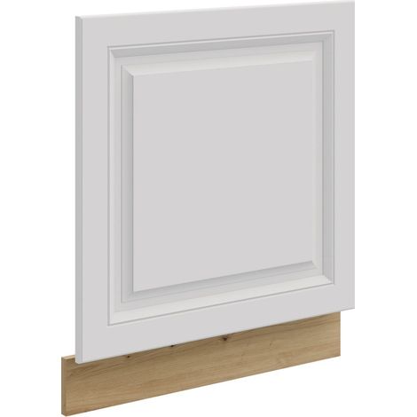 Frontblende für integrierten Geschirrspüler 60 cm Stilo Weiß + Eiche Artisan (1/2)