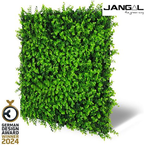 JANGAL Pannelli acustici Modulabili in FLORA sintetica ULTRAREALISTICA 52x52cm mod. MIXED BUXUS