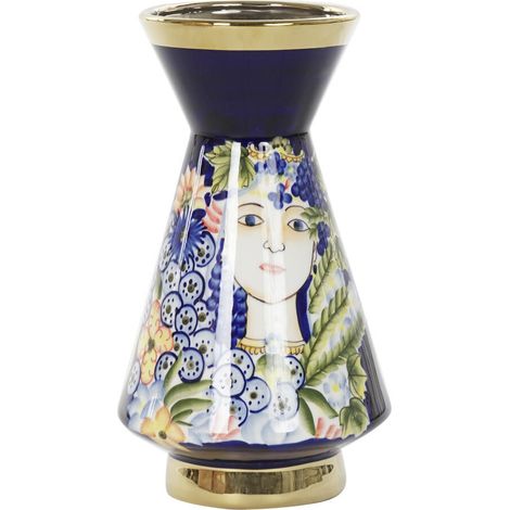 DKD Home Decor Vase Porcelaine Noir Shabby Chic 19x19x36 cm (1/5)