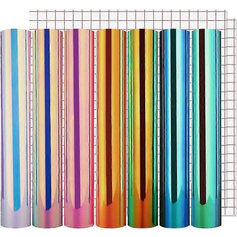 9er-Pack holografische Vinylbögen für 30,5 x 30,5 cm für R-Aufkleber, Auto (1/5)