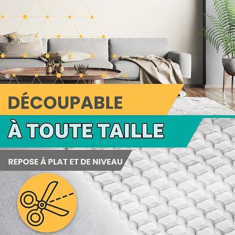 Sous-couche de tapis antidérapant pour les rugs ou les paillassons (1/2)