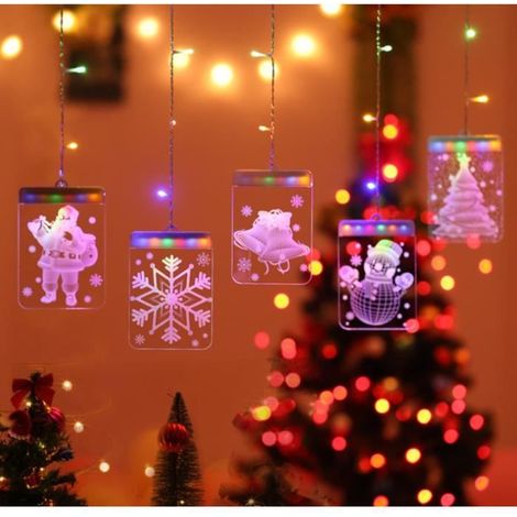 Lichtergirlanden – 3D-Modell – Mehrfarbig – Acryl – Weihnachtsdekoration
