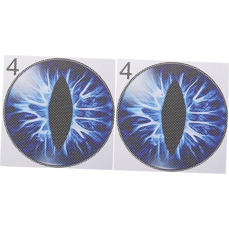 Headlight Decals Self Adhesive 3D Eye Stickers for Cars