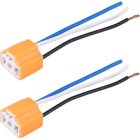 Weiblicher Keramik-Scheinwerferstecker, 2 Stück, Steckeradapter für H4/9003/HB2 (1/5)