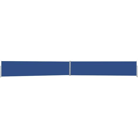 Maison Exclusive - Tenda Laterale Retrattile per Patio 140x1200 cm Blu