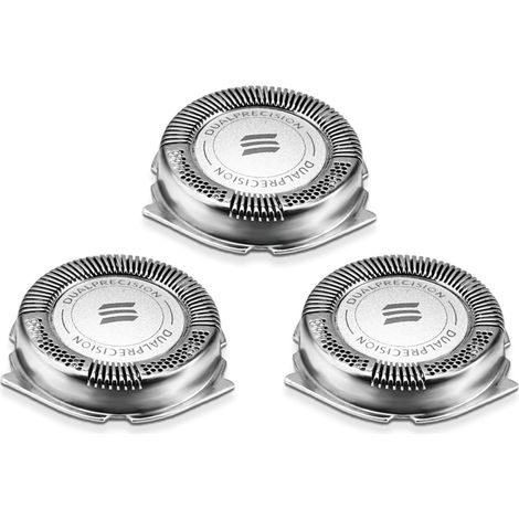 Têtes de Rasoir Remplacement SH30/50/52 Compatible avec Série de Rasoirs électriques 1000, 2000, 3000, 5000 et Modèle AT8xx/ AT7xx Style avec Lame Pointue, Non d'Origine (3 Pièces) (1/5)