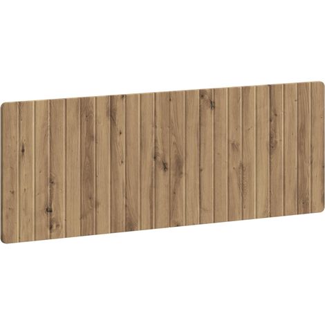 Wall-Mounted Headboard ZWOLLE Artisan Oak Engineered Wood vidaXL