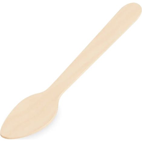 Cuillères en bois 11 cm 100 pièces.