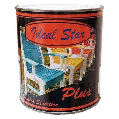 SMALTINO 'PLUS' IDEAL STAR 0,125 lt - Grigio antracite - IDEAL STAR