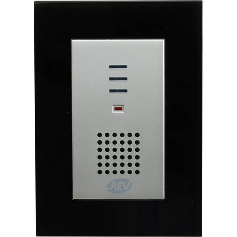 REV 0046830 Kit Campanello Wireless con Luce Lampeggiante 8 Melodie 100 m colore Argento (1/3)