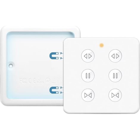Rideau électrique intelligent bricolage Tuya vie intelligente rideau interrupteur Module télécommande stores volet roulant + WIFI App minuterie maison Aelxa maison intelligente ( Color : 2 Channel Rem (1/5)