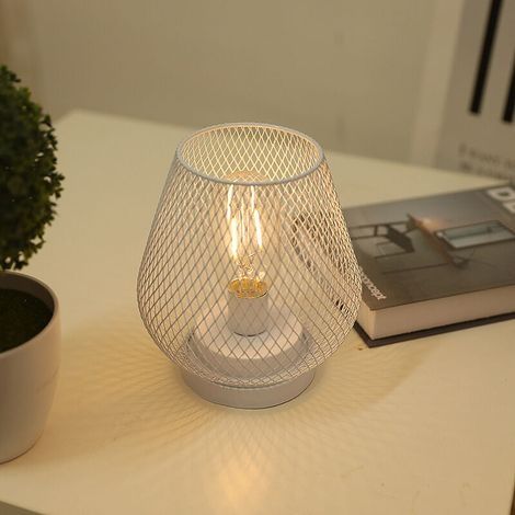 2er-Set LED-Käfiglaternen in Metallrahmen, batteriebetrieben, kabellose Akzentbeleuchtung mit stilvollen LED-Leuchtmitteln für Hochzeiten, Partys, Innen- und Außenbereich – Schwarz (1/3)