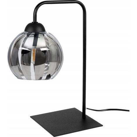 LAMPADA DA COMODINO IN VETRO CROMATO (1/5)
