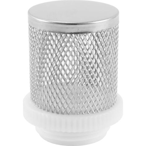 Panier d'aspiration en maille d'acier inoxydable avec filetage ABS, 3/4 pouce / DN20, raccord fileté ISO228 pour clapets anti-retour (3/4 pouce / DN20)