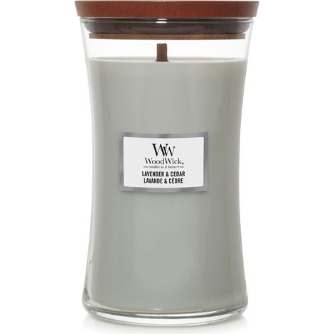 WoodWick Candela profumata Lavanda & Cedro (1/4)