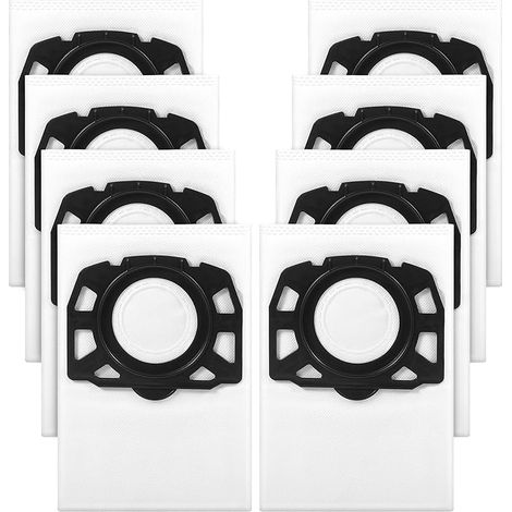 8er-Pack Staubsaugerbeutel für Kärcher WD4, WD5, WD6, MV4, MV5, MV6 – 5-lagige Mikrofaser, hohe Filterleistung (99,99 %), strapazierfähige Vliesbeutel (1/5)
