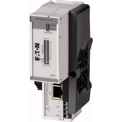 Passerelle ECO pour système d'E/S XI/ON ethernet IP 000140047 EATON XNE GWBR 2ETH IP