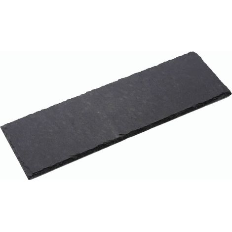 Assiette rectangulaire en ardoise 30 x 10 x 0,4 cm Assiette en ardoise, plat de service, assiette décorative en ardoise, étroite