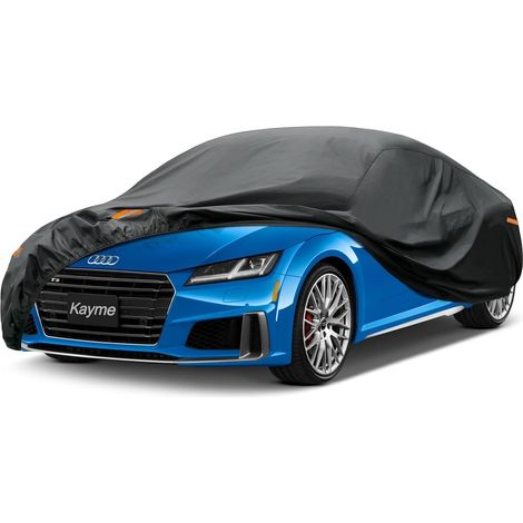 Waterproof Breathable 7 Layer Outdoor Cut Rain Sun Dust Cover Compatible with TT SLK MX-5 207CC Z3 Tigra etc. Up to 420 cm