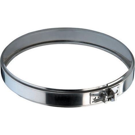 Fascetta bloccaggio acciaio inox 304 - diam 150 mm sp 0,5 mm