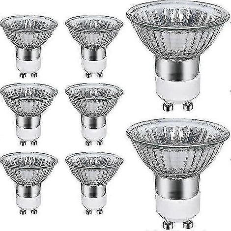 Set di 8 lampadine alogene GU10 da 50 W 700 lumen, 3000 K bianco caldo (1/5)