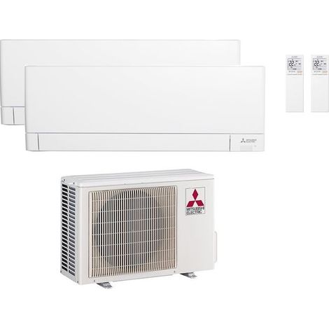 Mitsubishi Electric – Climatiseur réversible split inverter 9000 BTU – Classe A++ – Wi-Fi intégré – Fonctionnement silencieux – Unité intérieure 299x798x245mm - 9000BTU