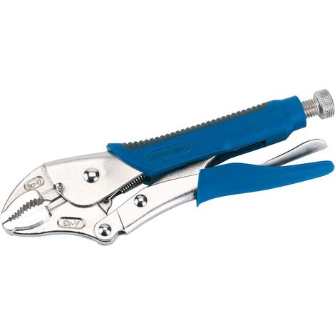 Draper 9006SG Expert 250mm Soft Grip Curved Jaw Self-Adjusting Pliers for Precision Grip and Comfort