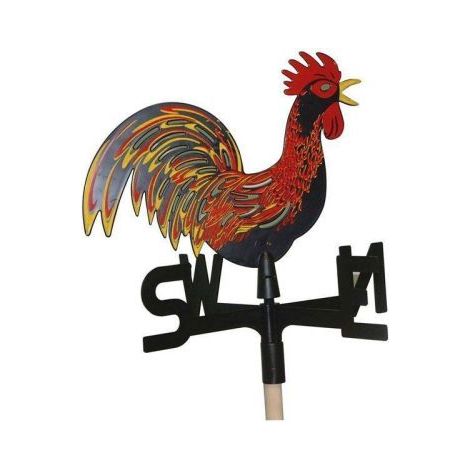 BANDERUOLA SEGNAVENTO SEGNA VENTO CON PUNTI CARDINALI GALLO GALLETTO TETTO 23869