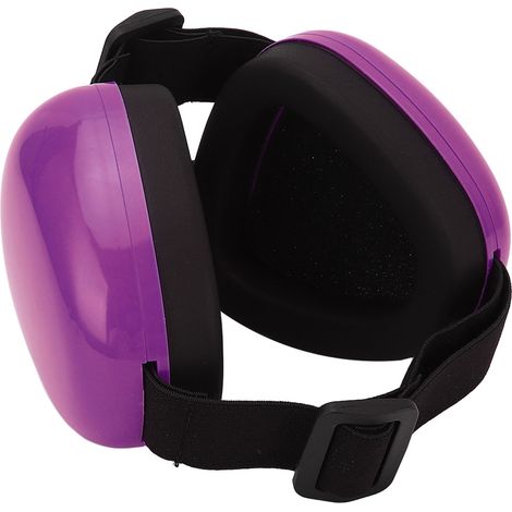Casque antibruit pour chien, réglable, protégeant l'ouïe et réduisant l'anxiété, idéal pour les feux d'artifice (couleur violette moyenne). (1/5)