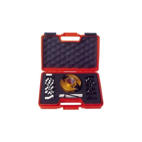 CMT – Coffret porte-outils de toupie avec limiteurs – 7 paires de couteaux 40mm – Pour ébénistes professionnels – Norme EN 847-1 (1/5)