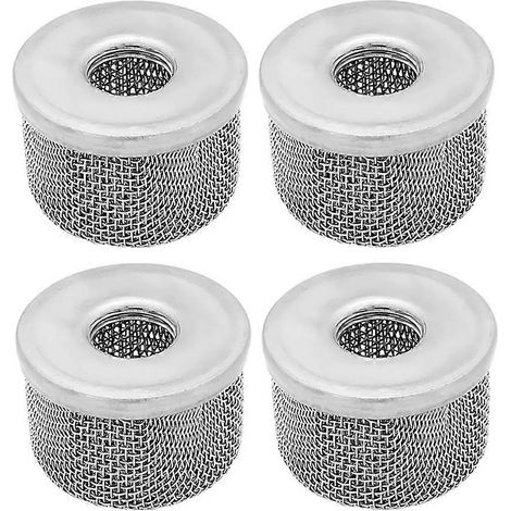 Compatible avec 4 filtres d'entrée de pompe 181073 ou 181-073, bandes en acier inoxydable filetées NPT 1/2 pouce. (1/5)