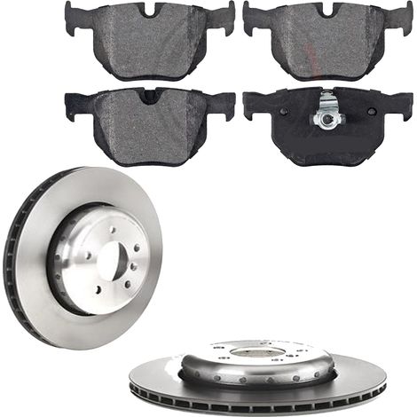 KIT FRENI POSTERIORI compatibile con BMW 6 (E63,E64) - DISCHI + PASTIGLIE OEM: FDB1748 / A 00 229 / 18001 , 18658 /SOSTITUZIONE DIRETTA/BASSA POLVERE/SILENZIOSO (1/5)